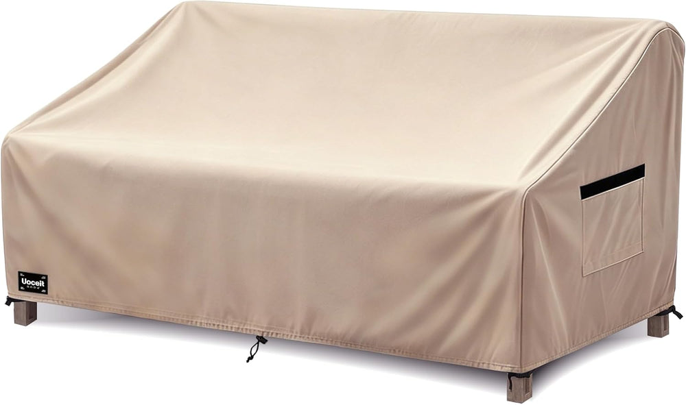 2-Seater Patio Loveseat Cover, 60Wx35Dx35H inches Outdoor Furniture Covers Wa...