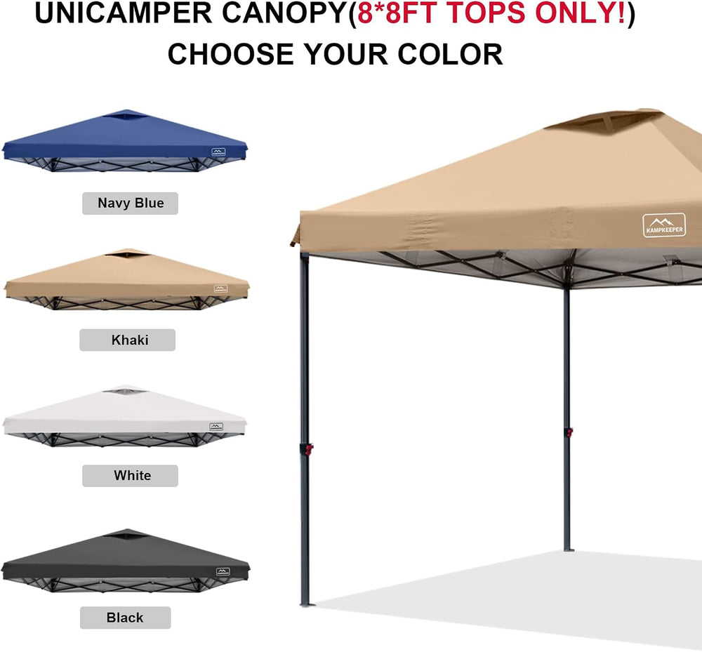 8x8 Replacement Top Pop Up Canopy Tent Cover Roof with Air Vent-Top Only
