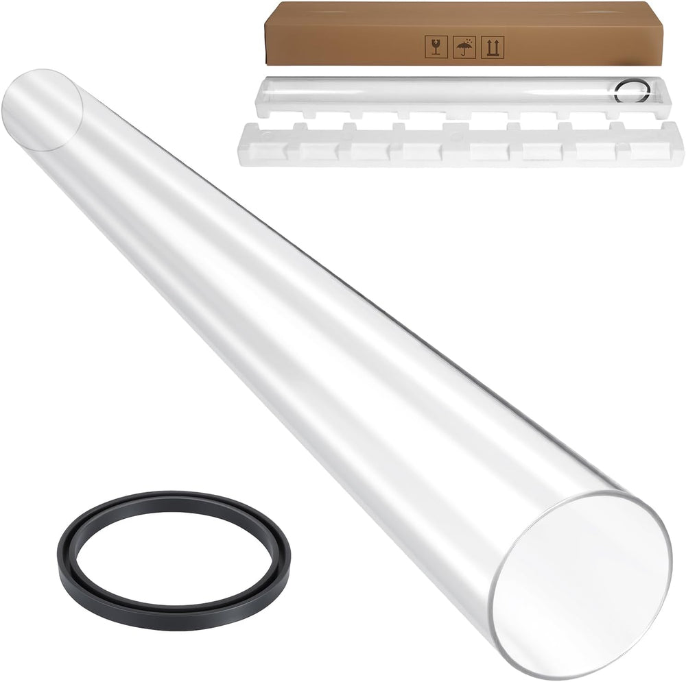 Patio Heater Glass Tube Replacement, 49.5" Tall 4" Diameter Quartz ...