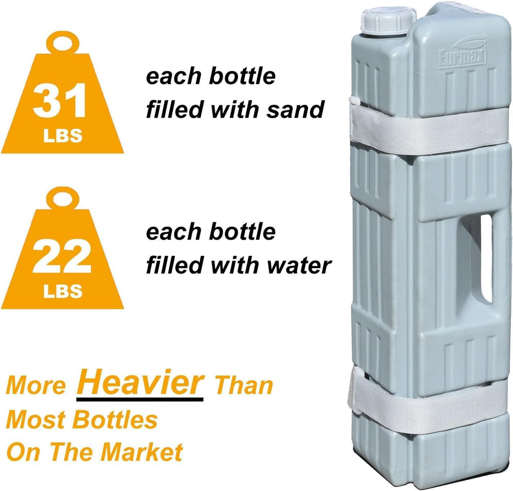 Eurmax USA 4-Pack Universal Upgraded Commercial Canopy Weights - Leg Weight B...