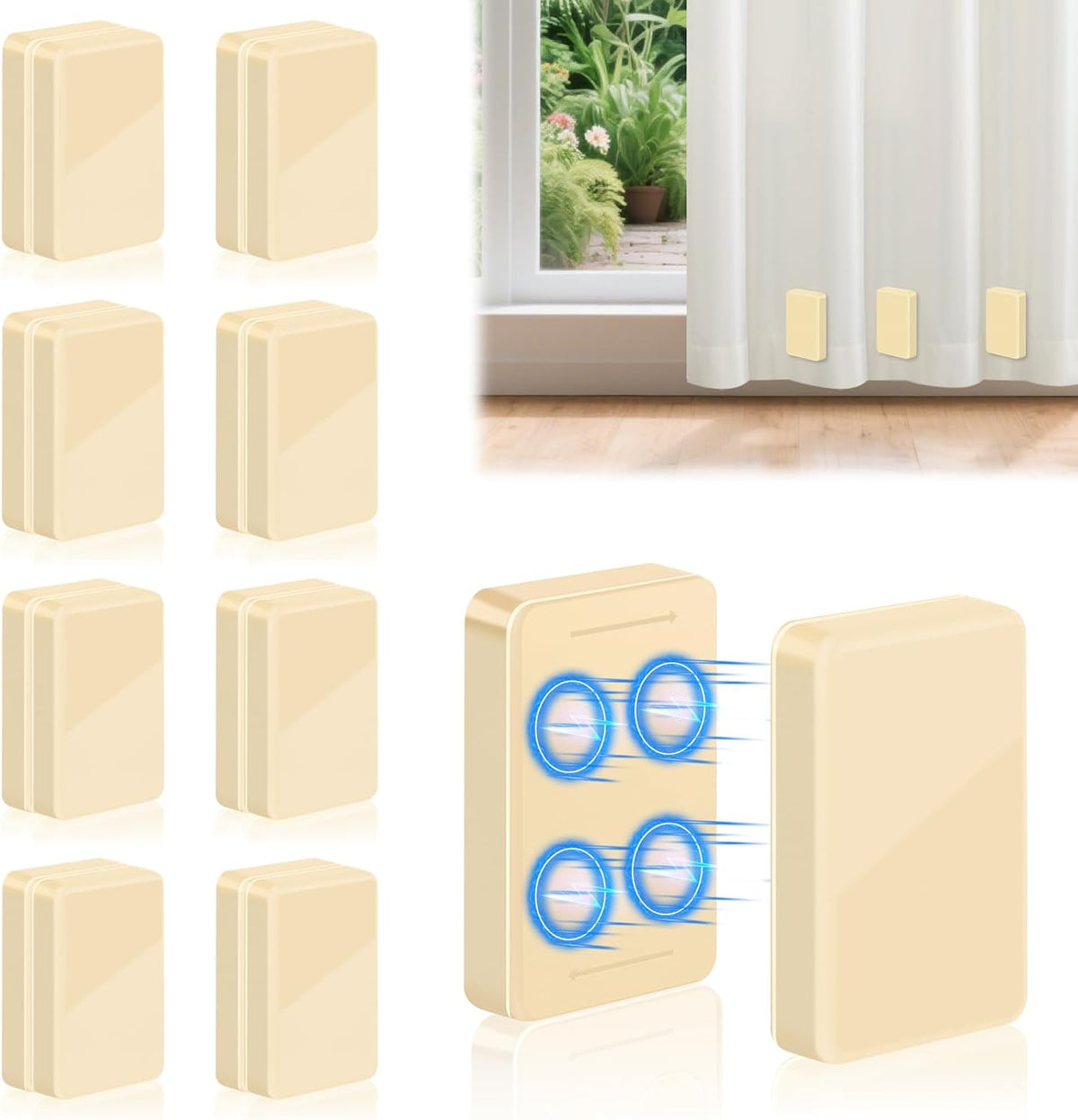 52 oz heavy duty outdoor curtain weights, waterproof, main product view