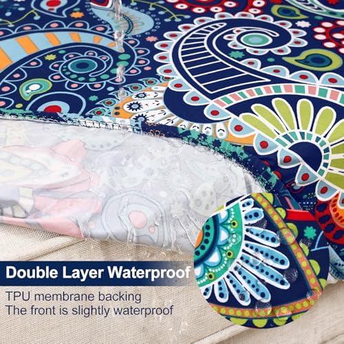 Smiry Waterproof Patio Cushion Covers, Stretch Outdoor Furniture Covers