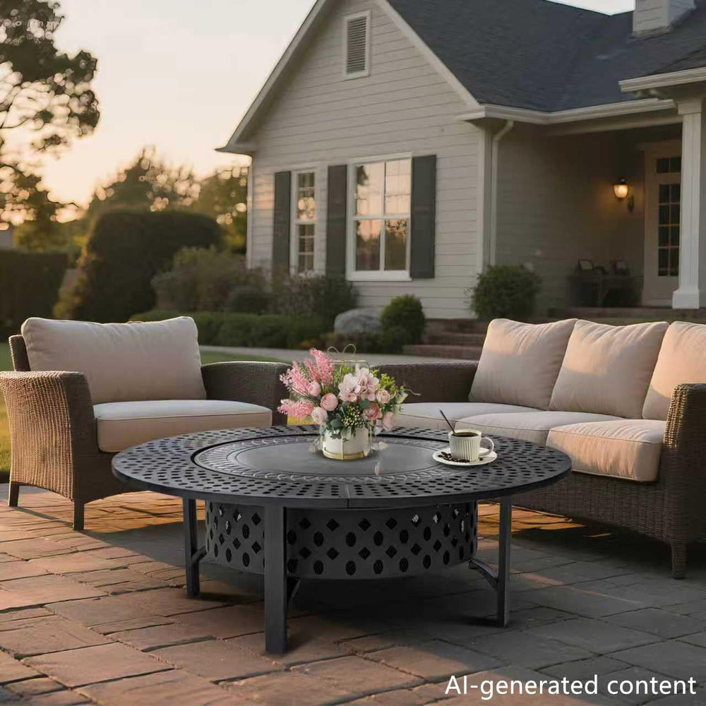 OutVue 47 Inch Fire Pit with 2 Grills