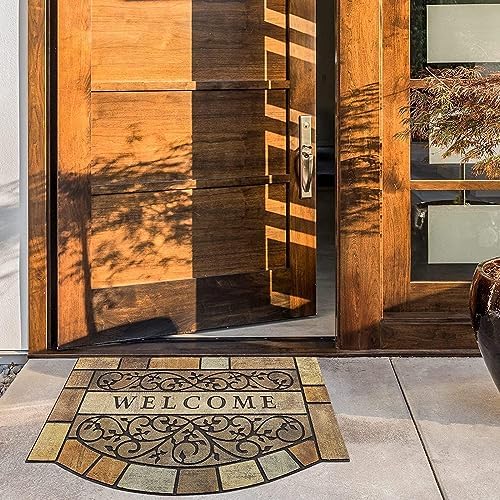Durable Welcome Door Mats, 24"x36" Heavy-Duty Large Outdoor Mat for...