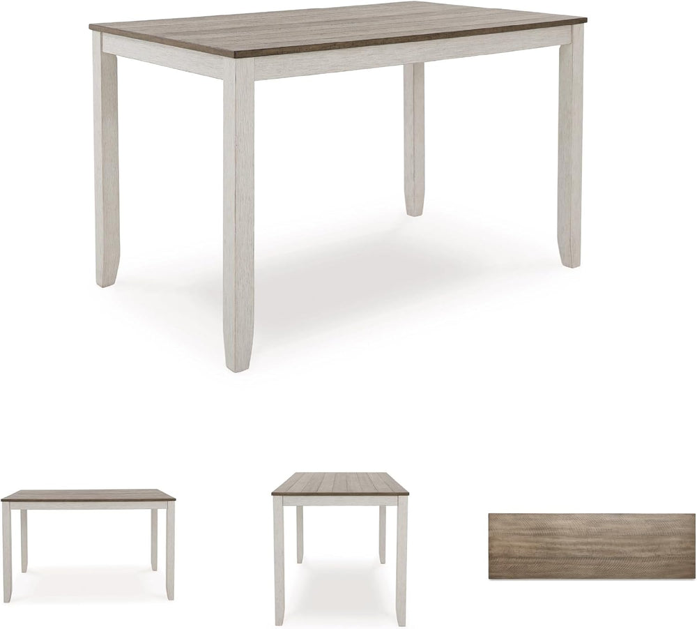 Signature Design by Ashley Skempton Counter Height Dining Table Set for 6