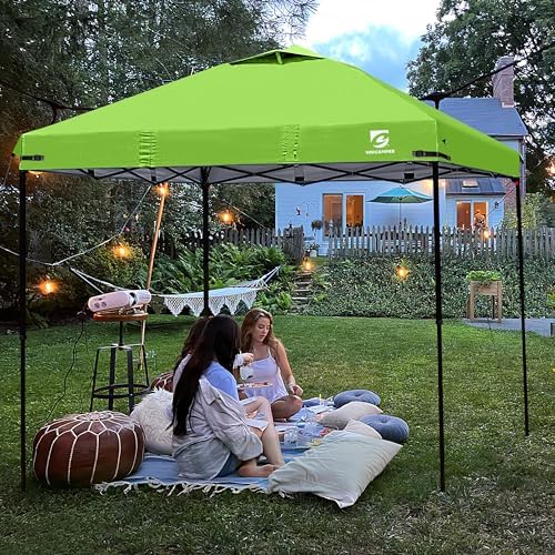10x10 Pop Up Canopy Replacement Top Cover with Air Vent(Frame NOT INCUDE)