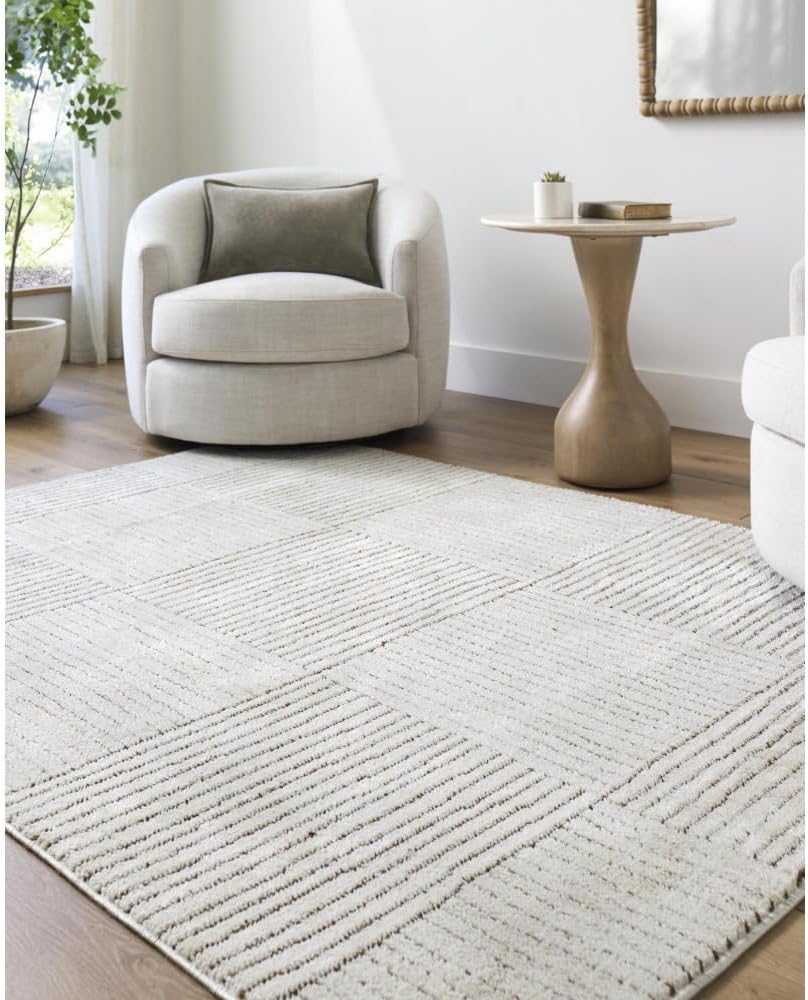 Livabliss x Galey Alix Architect II Modern Geometric Area Rug, 6'7" ...