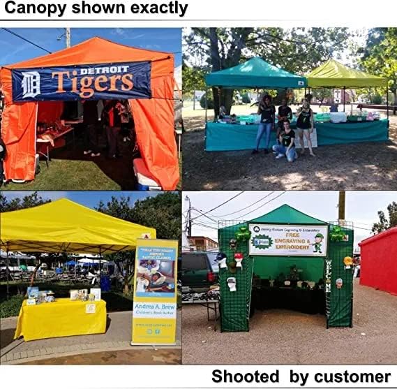 ABCCANOPY Commercial Pop Up Canopy Tent with Sidewalls 5X5,Black