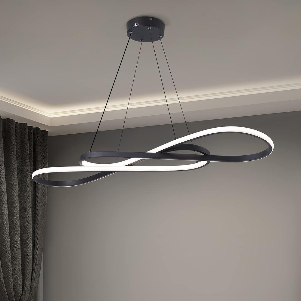 Modern LED dimmable Chandelier 45W Color Temperature 3000K-4000K-5000K Creati...
