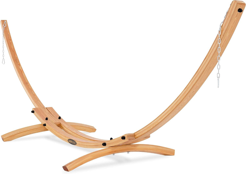 Lazy Daze 13 FT Hammocks Stand, Outdoor Arc Wood Hammock Stand