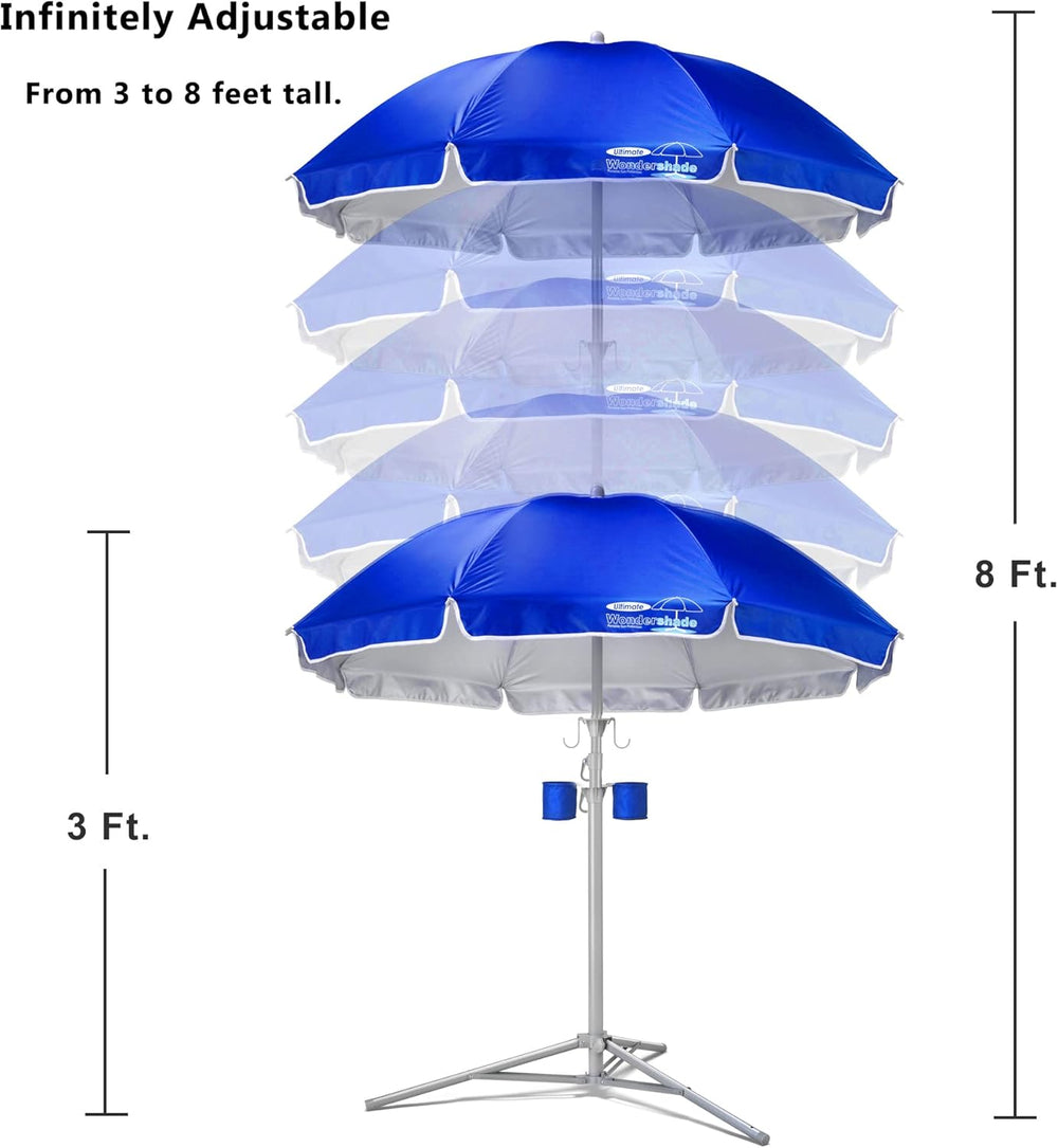 Wondershade Ultimate Portable Sun Shade Umbrella – Lightweight Adjustable Out...