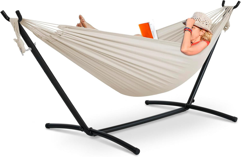 Lazy Daze Portable Hammock with Stand, Free Standing Hammocks for Indoor Outd...
