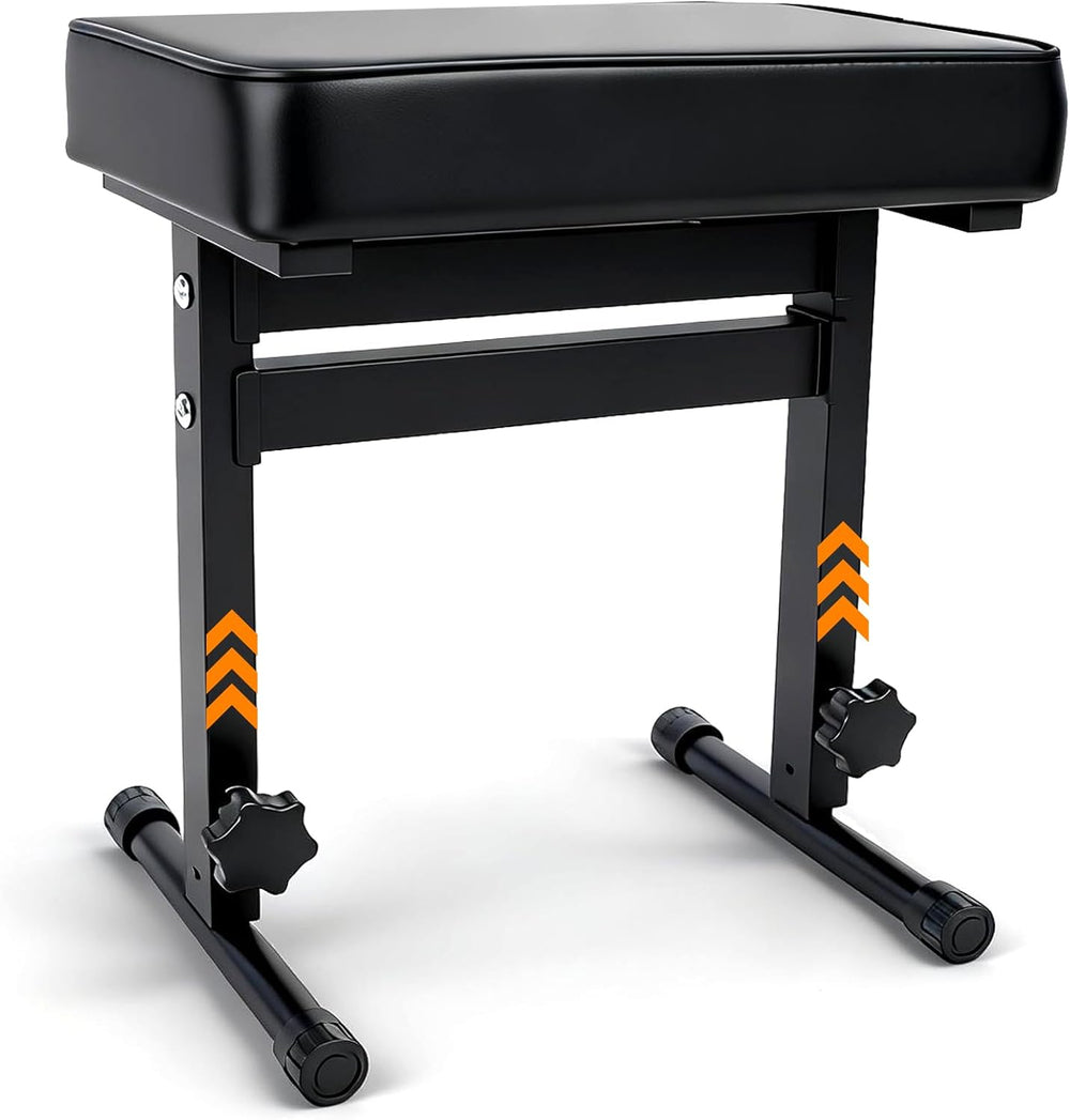 Firstar Adjustable Piano Bench 18.11" to 22.83", Durable Piano Stoo...