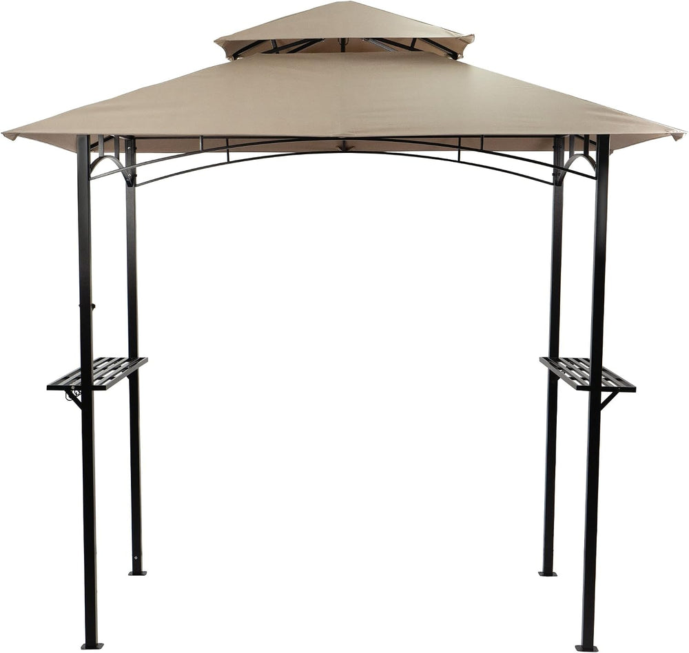Kozyard Andra 8' x 5' BBQ Grill Gazebo Canopy Tent, Vented Soft Top Roof