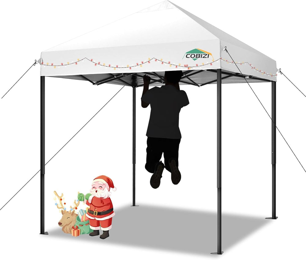 COBIZI 6.6x6.6 Heavy Duty Pop up Canopy Tent Commercial Canopy