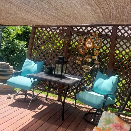 Sun Shade Cloth 8x20 FT, UV Block Outdoor Patio Shade Cover, Permeable and Te...