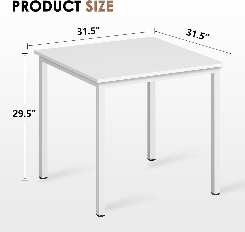 Need Small Square Dining Table 31.5inch Home Office Desk White