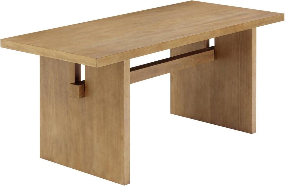 Nathan James Briggs Modern Dining Table for 6, Small Rectangle Dining Table, ...