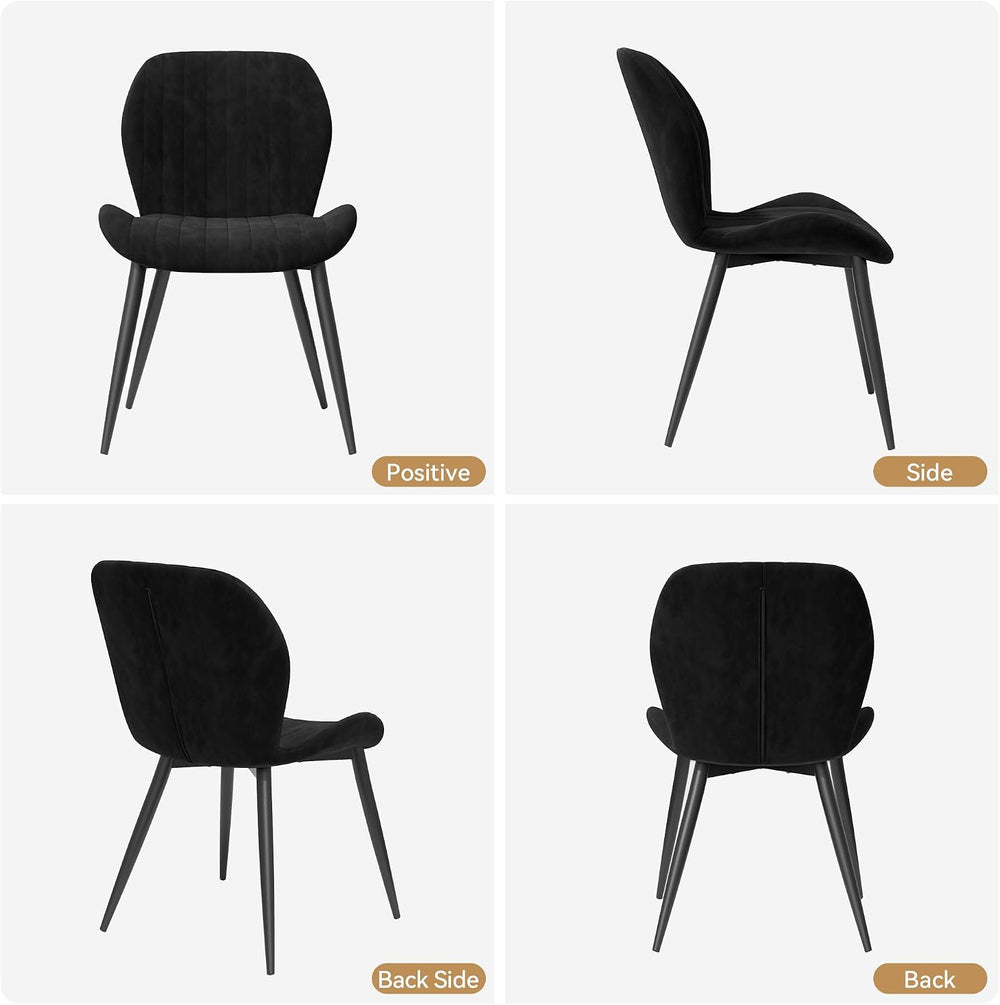 Dining Chairs Set of 6 Modern Velvet Dining Room Chairs Upholstered Dining Ch...