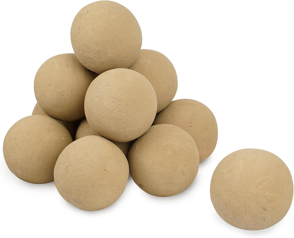 Skyflame 4-inch Ceramic Fireplace Balls, Fire Pit Firepalce Decorative