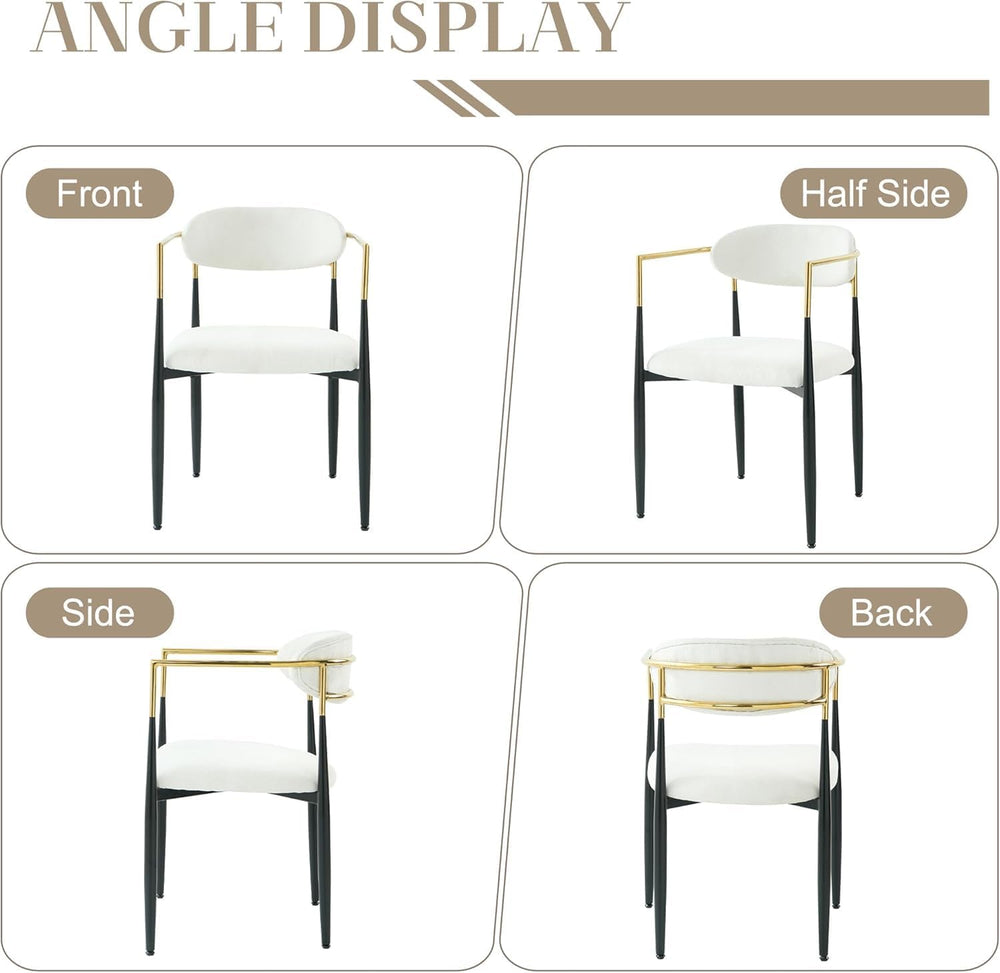 Baysitone Dining Chairs Set of 4 Mid-Century Modern Upholstered Boucle Dining...