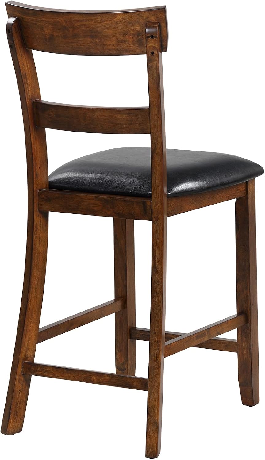 ERGOMASTER Dining Chairs Set of 2, Farmhouse 25.5" Bar Chairs, Rubber Wo...