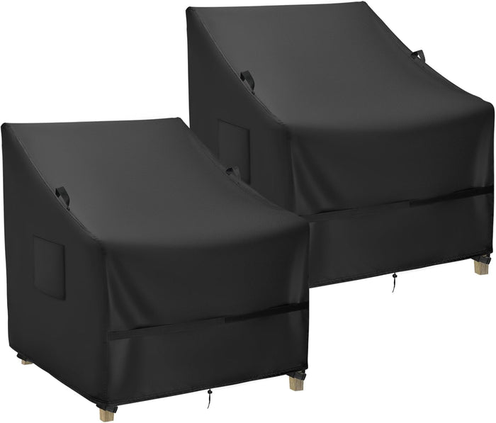 Outdoor Waterproof Patio Chair Covers 2 Pack, 28 x 28 x 32 Inch
