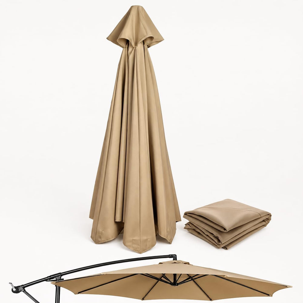 10 FT 6/8 Rib Umbrella Canopy Replacement Outdoor Market Patio Table Umbrella...
