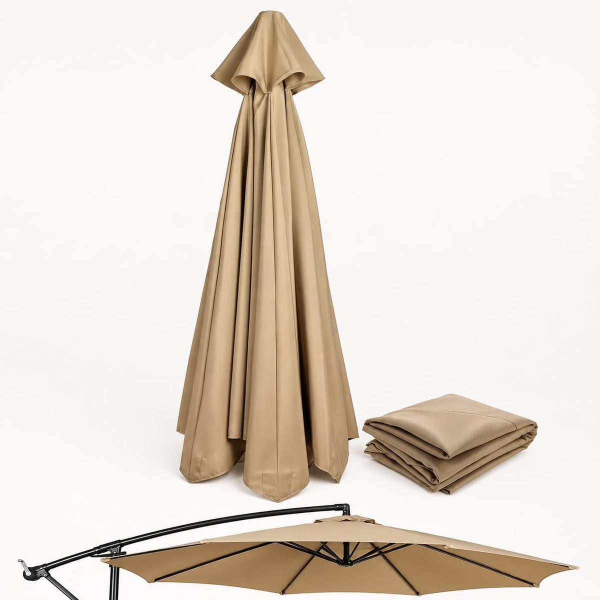10 ft 6/8 rib umbrella canopy replacement outdoor, main product view