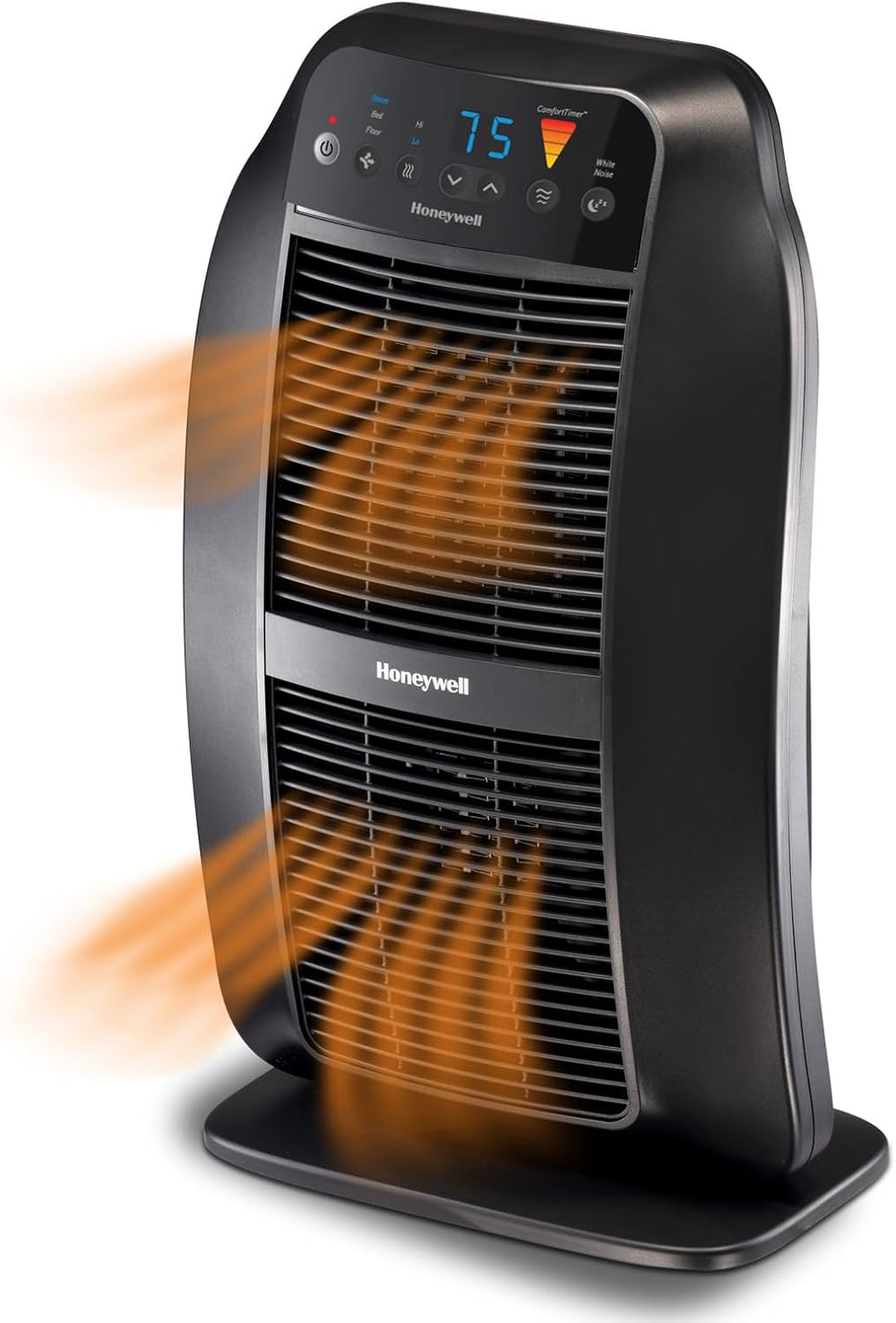 Honeywell HeatGenius Ceramic Heater, Black – Easy to Use Space Heater with Mu...