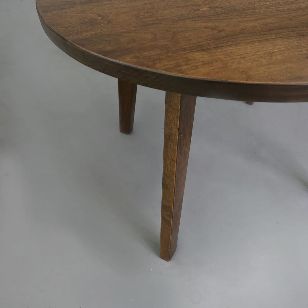 American Trails Genuine 100% Hardwood Round Coffee Table - Hand-Wiped Walnut