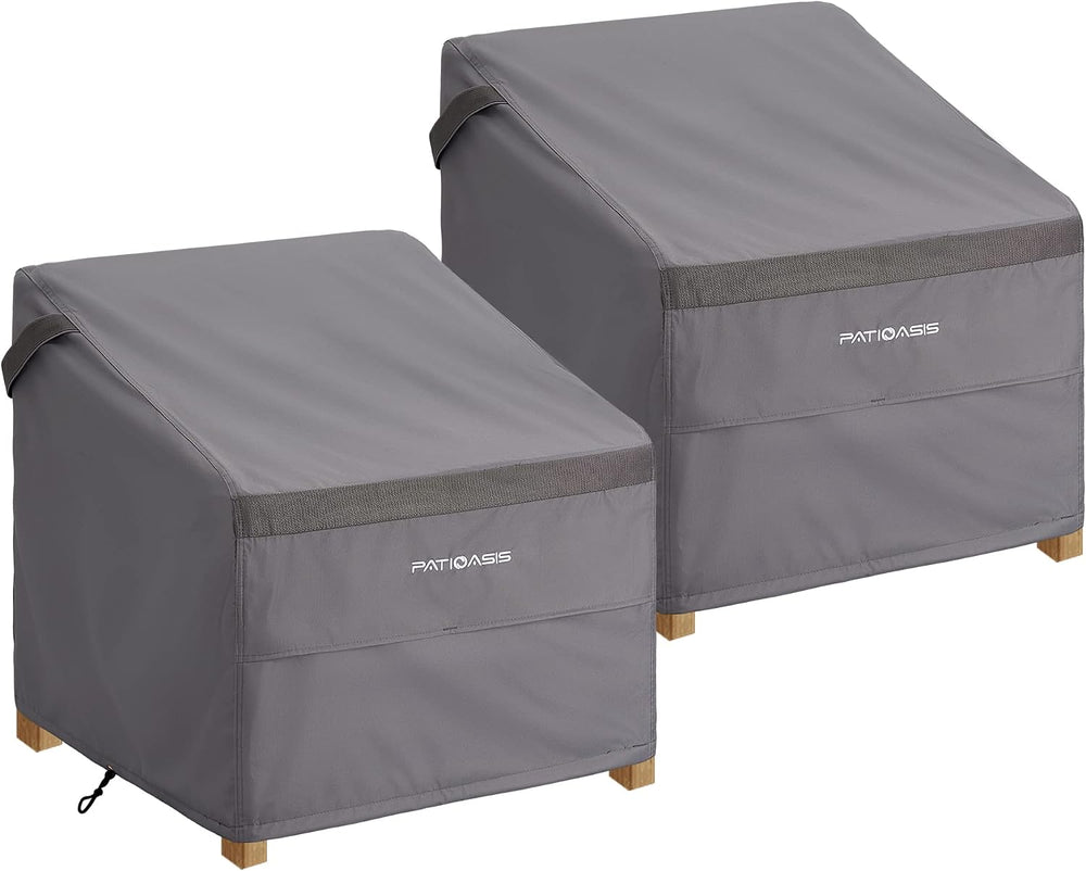Waterproof Outdoor Single Arm Chair Covers Grey 36''w x 37''d...