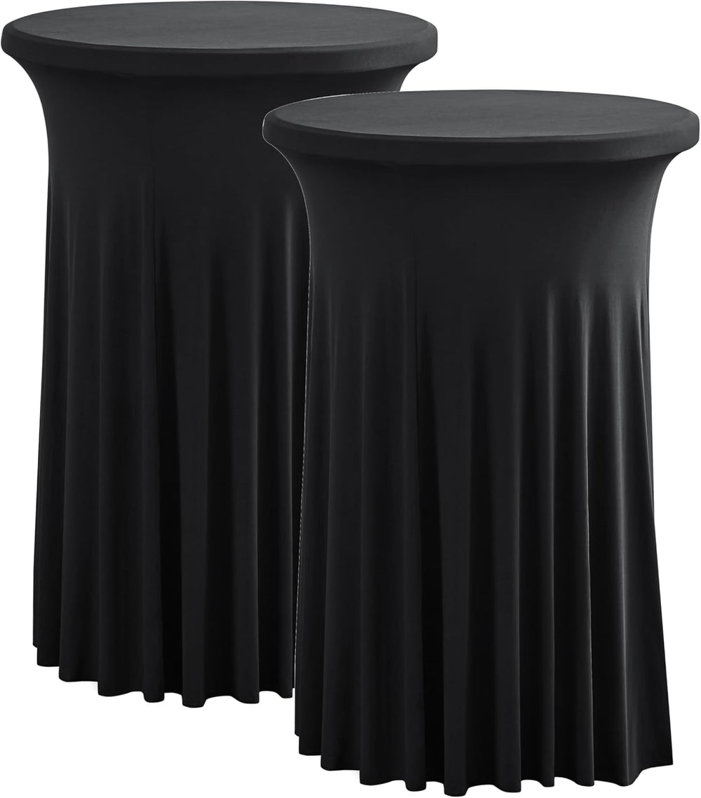 2 Pack Highboy Cocktail Table Cover Skirt Bar Tablecloth (32" x 43"...