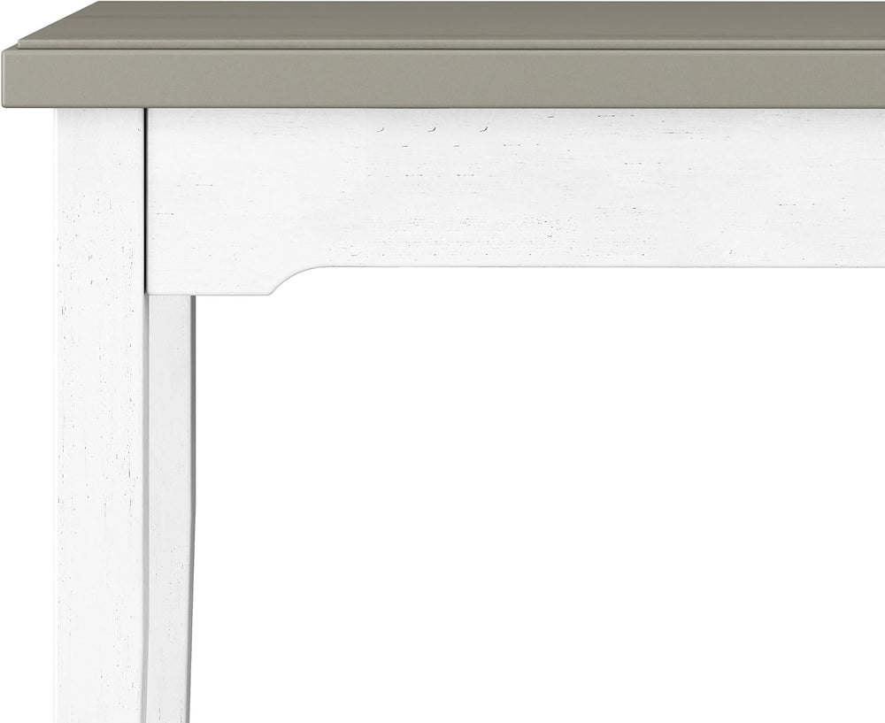 Hillsdale Furniture Hillsdale Clarion Side, Distressed Gray/Sea White Counter...