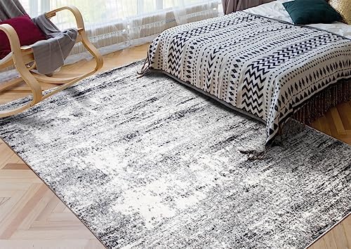 Keen Home Design Abstract Non-Shedding Area Rug, Soft Thick Pile, 5x8