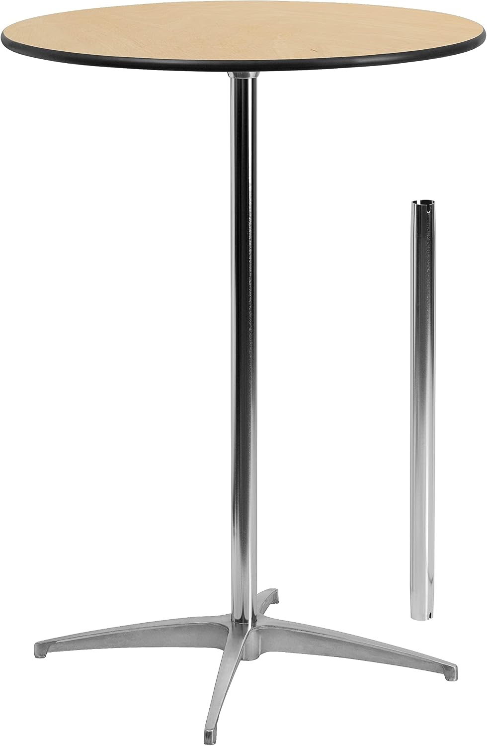 Flash Furniture Lars 30" Round Cocktail Table with 30" and 42"...