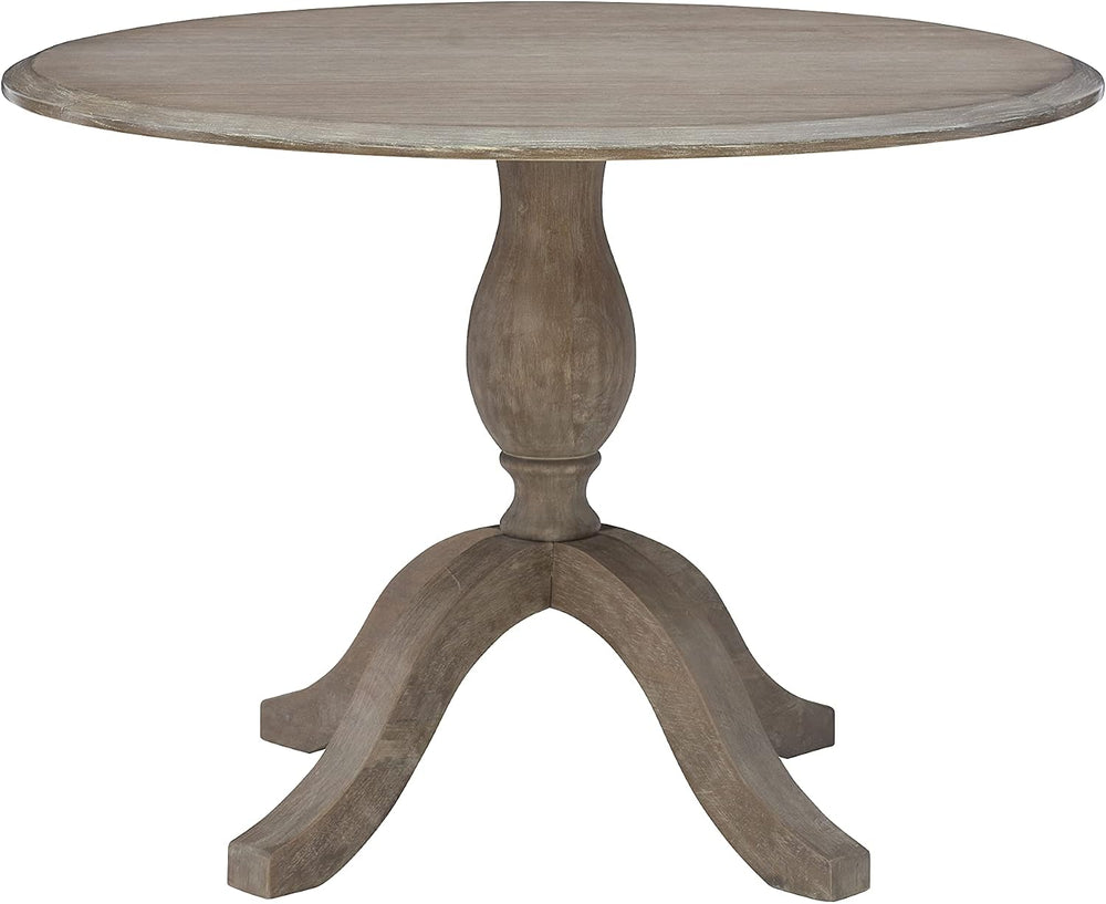Linon Home Decor Mauro Antique Rustic Brown Drop Leaf Small Dining Table with...