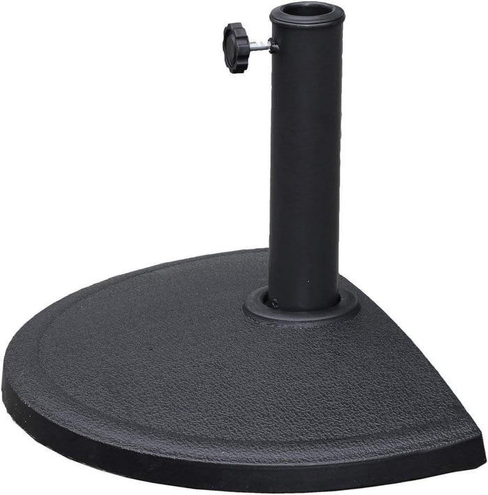 International Caravan Furniture Piece Compound Resin Half-Round Umbrella Stand
