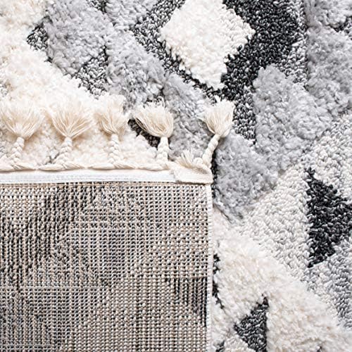 SAFAVIEH Area Rug 9x12 - Moroccan Tassel Shag Collection - Large - Ivory &amp...