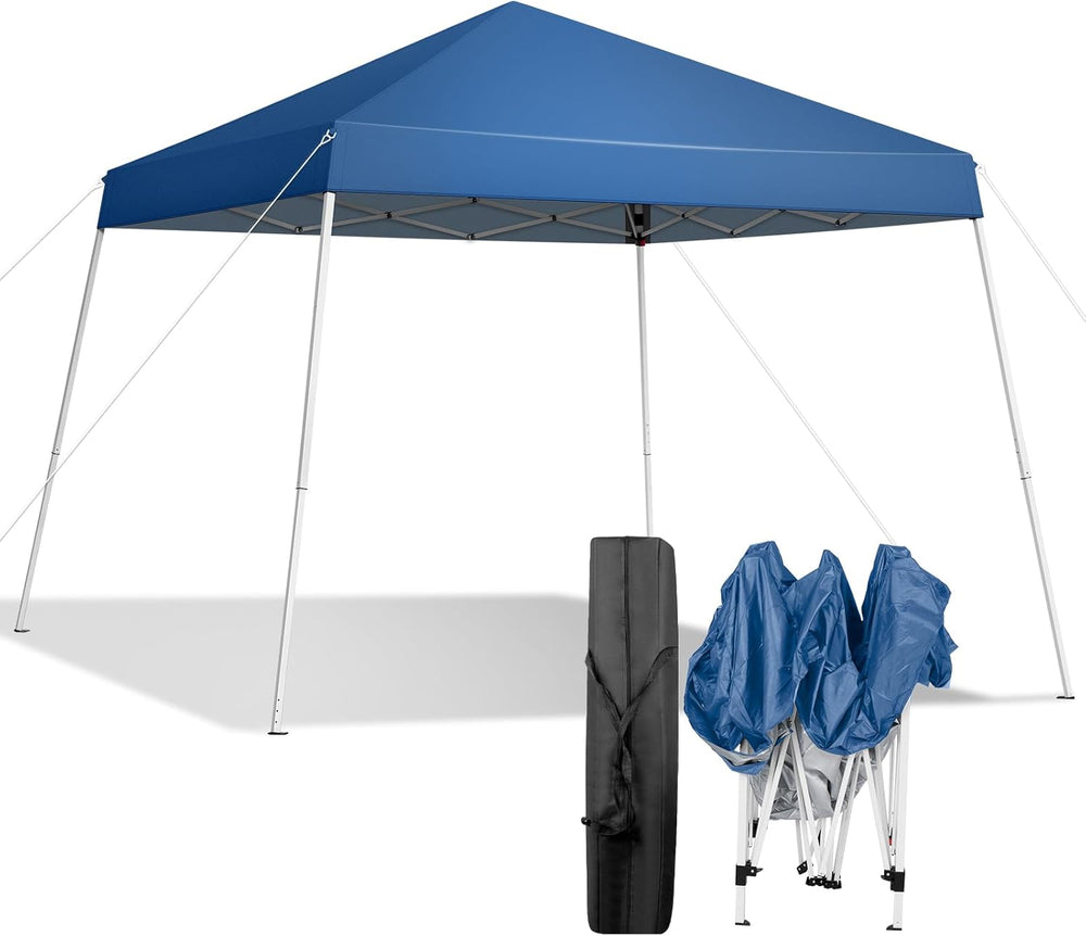 VINGLI 10x10 ft Pop Up Canopy Tent, Easy Up Tent Canopy, Foldable Portable Ca...
