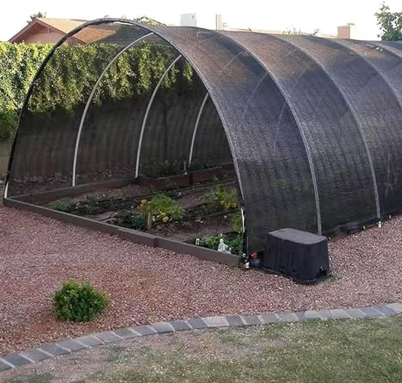 60% Shade Cloth Roll 8ft x 100ft - HDPE Sun Shade Fabric Roll, UV Block Cutta...