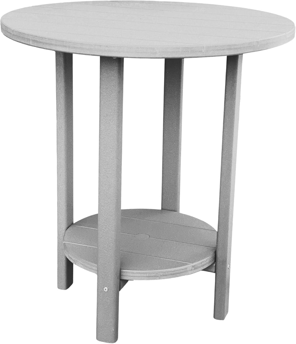 Phat Tommy Round Bar Height Patio Table - Outdoor Bar Table - Balcony Height ...