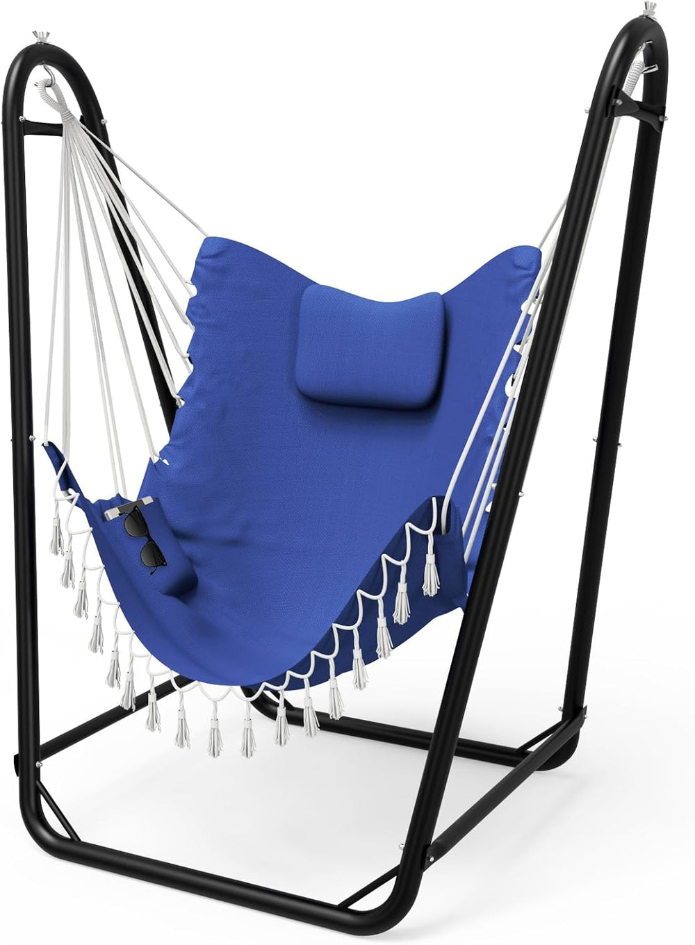 TOREVISIOR Hammock Chair with Stand, 350 lbs Swing Chair for Indoor Outdoor