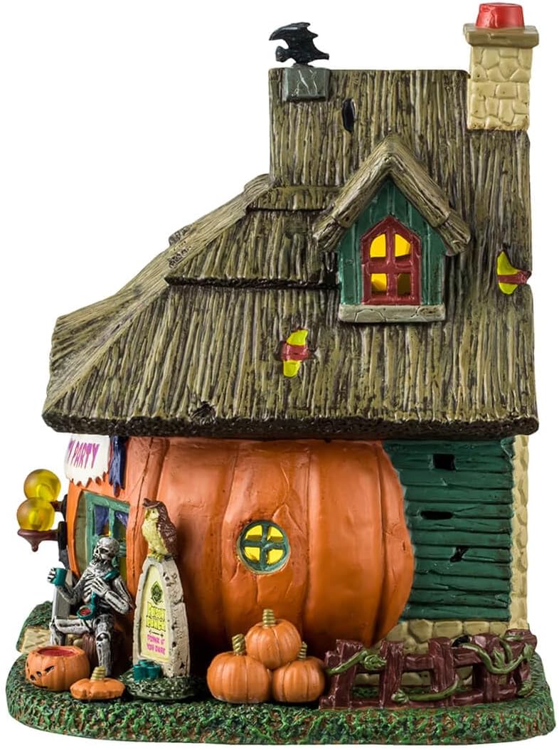 Lemax Pumpkin Patch Party Lighted Building, #45211 for Halloween Village