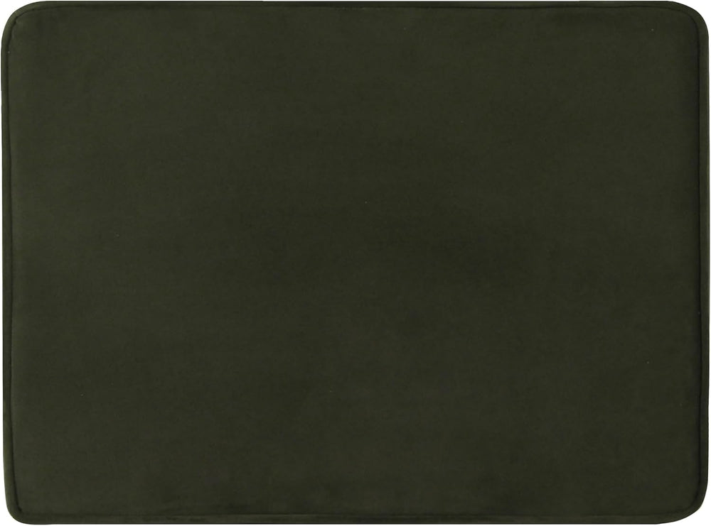 Spatial Order 24" Dinah Collection Storage Ottoman - Loden Green Velvet