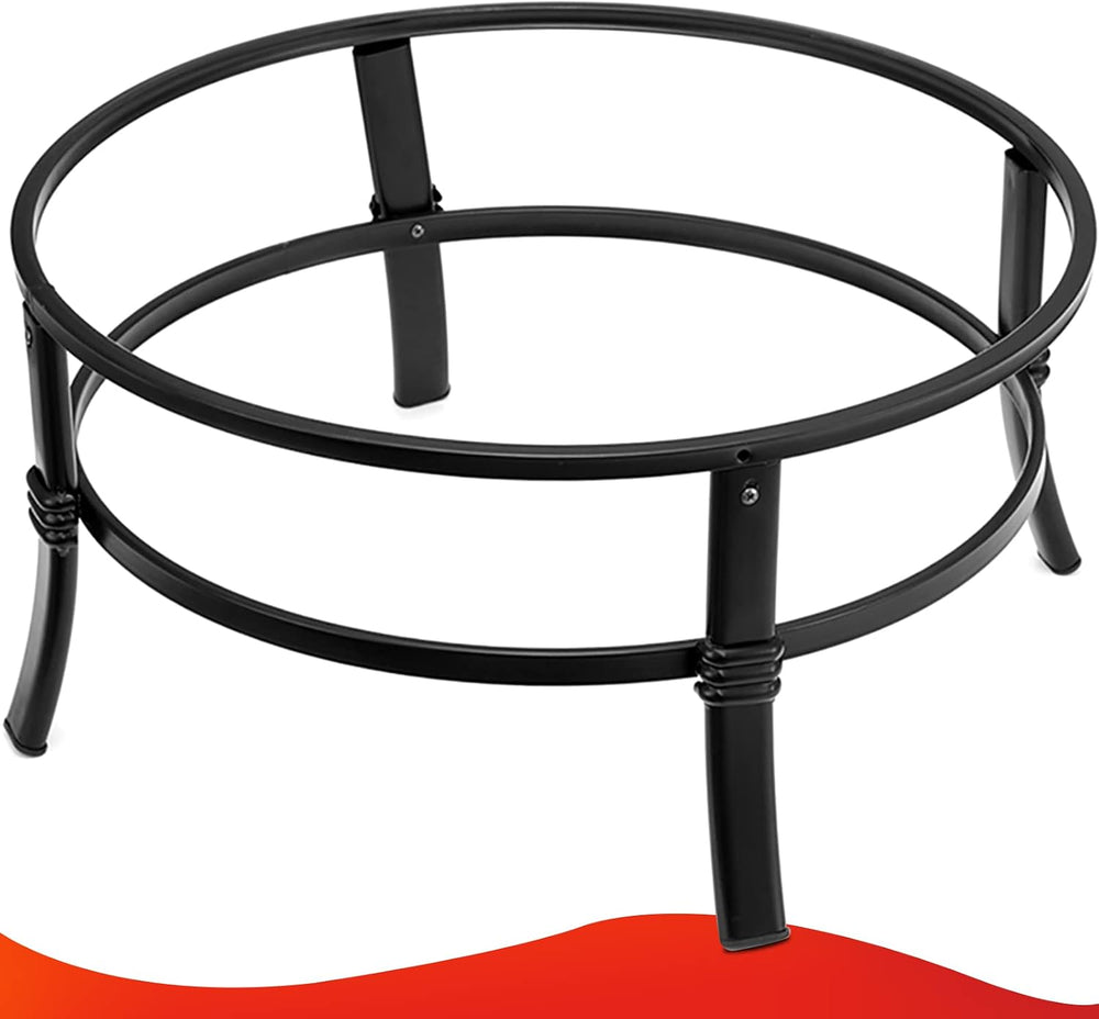 SINGLYFIRE 26 Inch Fire Pit for Outside Outdoor Wood Burning Firepit Bowl Hea...