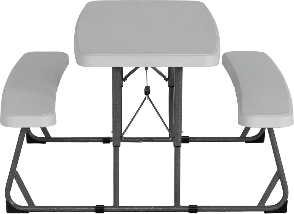 Peakform 37.8 Inch Rectangular Folding Picnic Table, Multipurpose Indoor Outd...