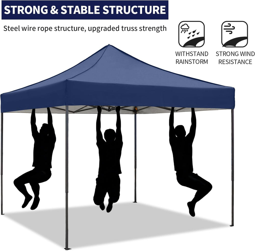 10x10 Pop up Canopy Tent with Sidewalls,Heavy Duty Waterproof Sun Shade Canop...