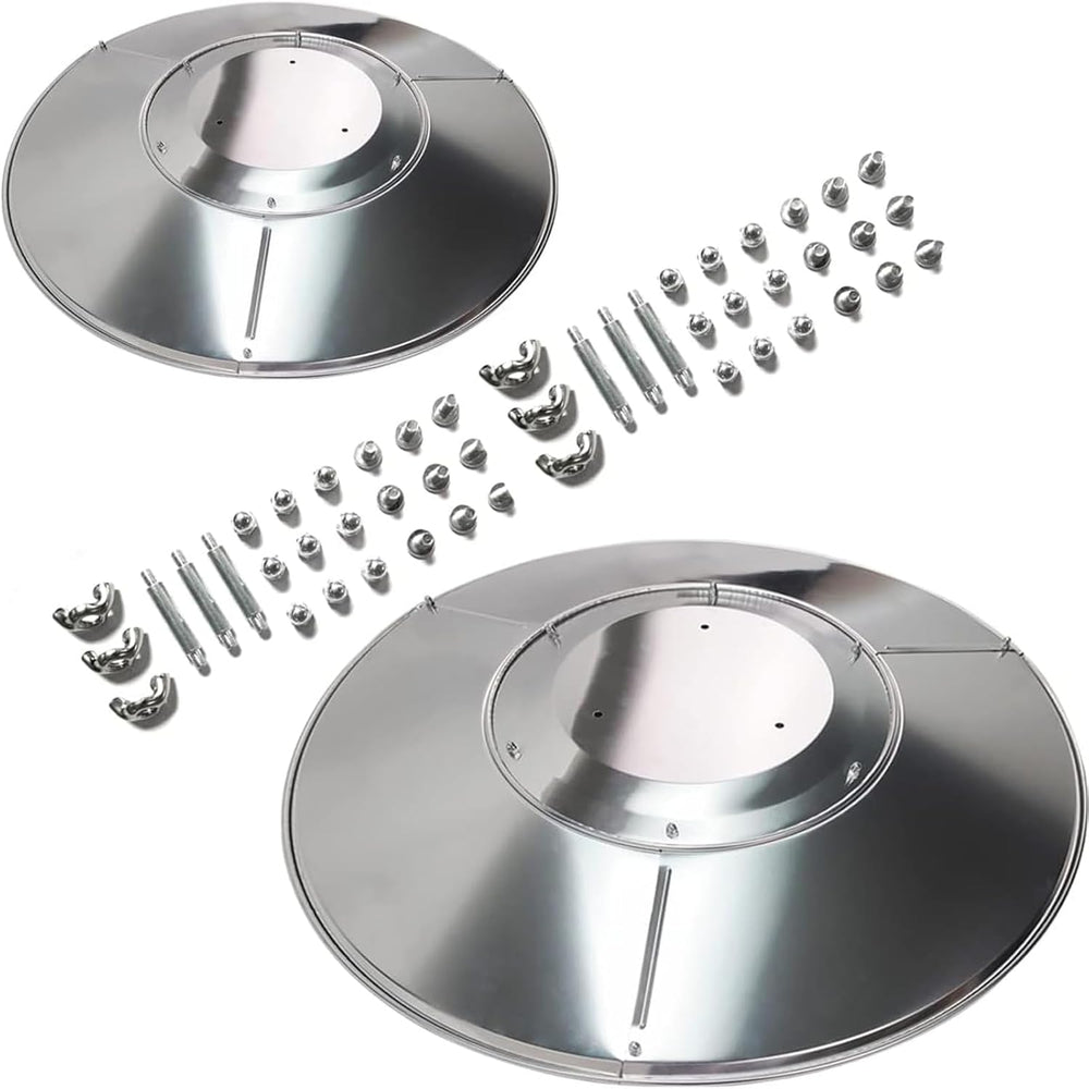 Kisworm 2 Units Patio Heater Heat Reflector Shield, Replacement Dome Part for...