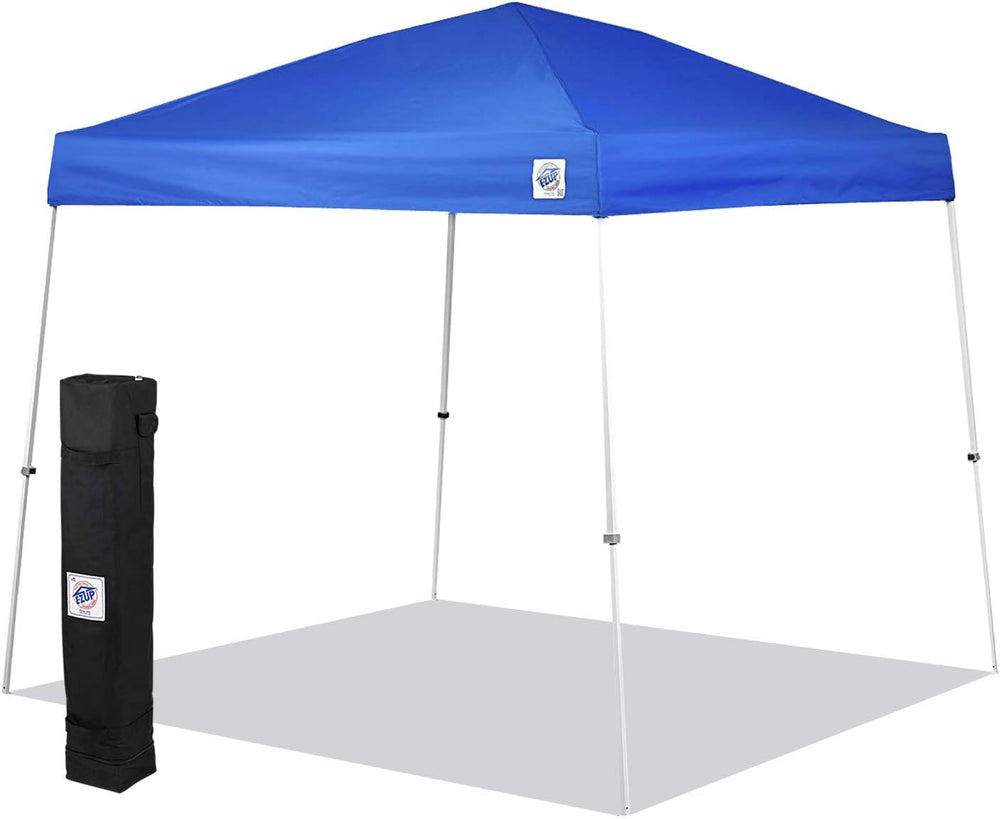 E-Z UP Sierra II Instant Pop Up Outdoor Canopy 10' x 10', Roller Bag ...